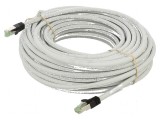 Patch cord S/FTP Cat 8.1 litat Cu LSZH gri 25m 24AWG Fire: 8 - Patch cord Cat 8.1 gri 25m, Goobay