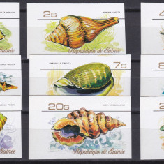 DB1 Fauna Marina Scoici 1977 Guineea 9 v. MNH NDT