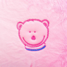 Husa blanita Fiki Miki pentru perna alaptare, 72 cm, roz foto