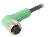 Cablu de conectare M12 5PIN unghi 3m 60VAC 4A PUR