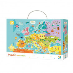 Puzzle - Descopera Europa (100 piese) PlayLearn Toys foto