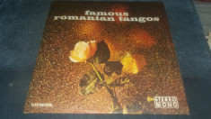 VINIL FAMOUS ROMANIAN TANGOS foto