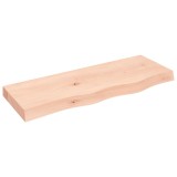 Cumpara ieftin Blat de baie, 80x30x(2-6) cm, lemn masiv netratat