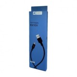 CABLU DE DATE RO&amp;MAN RX10V, USB LA MICROUSB, 2A, 1M, NEGRU, BLISTER