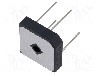 Punte redresoare, 25A, 1kV, capsula MBR-25W, DC COMPONENTS - MBR2510W