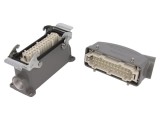 Conector HDC tată + mamă GWconnect, 24 pini, 16A, 500V, IP66