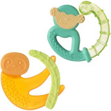 Cumpara ieftin Chicco Fresh Monkey jucărie pentru dentiție 4 m+ Turquoise 1 buc