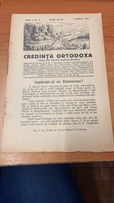 AS- Credinta Ortodoxa, nr 9
