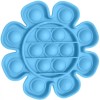 Jucarie Pop It Now Flip It, Push Bubble Floare Albastru
