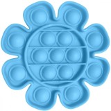 Jucarie Pop It Now Flip It, Push Bubble Floare Albastru
