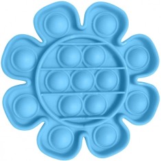 Jucarie Pop It Now Flip It, Push Bubble Floare Albastru