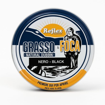 Soluție pentru impermeabilizat Grăsime de focă Reflex Negru - 100ml foto