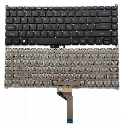 Tastatura Laptop, Acer, Swift 5 SF515-51, SF515-51T, N18P2, neagra, layout US foto