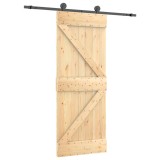 Cumpara ieftin Usa glisanta cu set de feronerie 70x210 cm, lemn masiv de pin