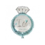 Balon Folie Inel Bleu &quot;I Do Love You&quot; - 45x60 cm