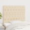 vidaXL Tăblii de pat, 2 buc, crem, 100x7x78/88 cm, textil 3116663