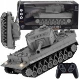 Tanc Tiger RC telecomandat 1:28 cu efecte luminoase și sonore
