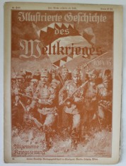 ILLUSTRIERTE GESCHICHTE DES WELTKRIEGES 1914 /1915 , 69 HEFT , PERIOADA PRIMULUI RAZBOI MONDIAL foto
