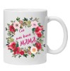 Cana alba personalizata &quot;cea mai buna. mama&quot;, model 1, INOVATIX&reg;. 330ml, Oem