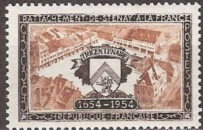C4952 - Franta 1954 - Stenay neuzat,perfecta stare foto