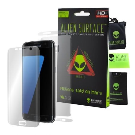 Folie Alien Surface HD,Samsung GALAXY S7 Edge,protectie ecran, spate+Alien fiber