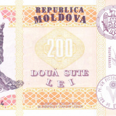 Bancnota Moldova 200 Lei 2015 (2020) - P26b UNC ( semnatura Armasu )