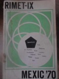 RIMET IX - MEXIC 70. CAMPIONATELE MONDIALE DE FOTBAL-I. VILCEANU SI COLAB.-335827