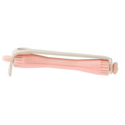 Set 12 bucati bigudiuri din plastic cu elastic pentru permanent Roz 60 mm x grosime 10 mm foto