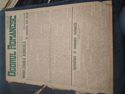 REVISTA OGORUL ROMANESC 24 NOIEMBRIE 1940 foto