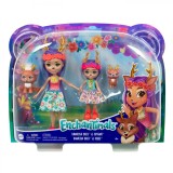 ENCHANTIMALS SET PAPUSI SURORI SI ANIMALUTELE LOR DANESSA DEER SI SPRINT SI DANETTA DEER SI FLEET SuperHeroes ToysZone, Mattel