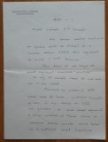 Scrisoare de apreciere a comandantului Regimentului 6 Rosiori din Balti, Basarabia, catre general Rusescu