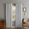 Set draperii din catifea cu rejansa transparenta cu ate pentru galerie, Madison, 250x240 cm, densitate 700 g/ml, Cloud, 2 buc