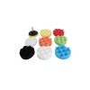 Set bureti polish, pentru lustruit, 9 piese, 80mm, taler M10, Satra