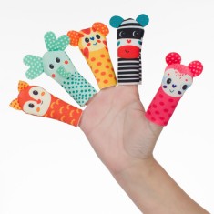 Set Jucării Finger Puppets, Multicolor, 5 Bucăți