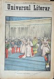 Revista Universul Literar nr.38/1898 pe coperta Incoronarea Reginei Olandei