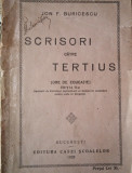Scrisori către Tertius (Ion F. Buricescu, 1928)