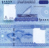 Somalia 10000 Shilin 2010 UNC Bancnota Ne流通 Africa