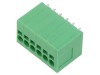 Conector Regleta PCB ADAM TECH 3.5mm 6 Piste THT EB163A-06-A-180 Borna Arc 10A 300V Poliamida Verde