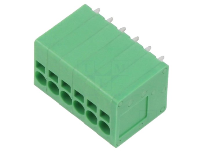 Conector regletă PCB 3,5mm 6 piste