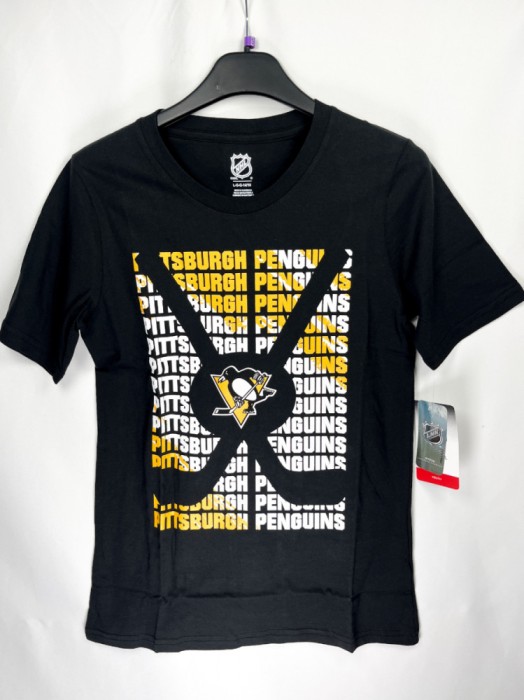 Pittsburgh Penguins tricou de copii Box Ss Ctn Tee - Dětsk&eacute; XL (14 - 16 let)
