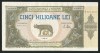 Q504 ROMANIA 5000000 lei 1947 VF+ indoitura la mijloc