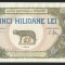 q504 ROMANIA 5000000 lei 1947 VF+ indoitura la mijloc