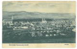 4403 - GHERLA, Cluj, Railway Station, Romania - old postcard, CENSOR - used - 1916