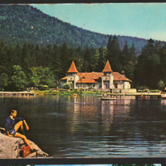 CPIB 18727 CARTE POSTALA - TUSNAD BAI. LACUL "CIUCAS", NECIRCULATA