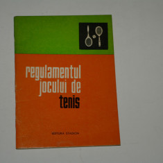 Regulamentul jocului de tenis