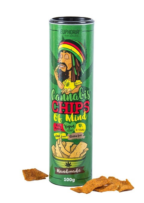 Chipsuri Euphoria Cannabis, 100gr