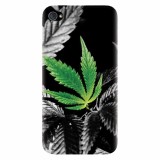 Husa silicon pentru Apple Iphone 4 / 4S, Trippy Pot Leaf Green