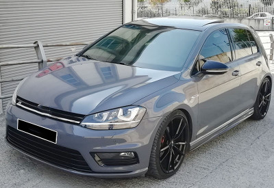 Capace oglinzi BATMAN compatibile Volkswagen Golf 7 (2012-2019) negru lucios foto