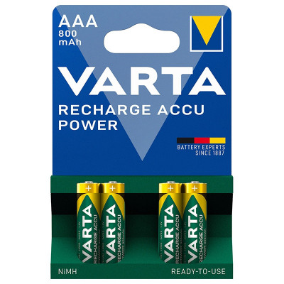 Set acumulatori AAA 800mAh Varta 4buc MICRO 56703 foto