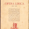 HST 409SP Mircea Streinul Opera lirică 1929-1939